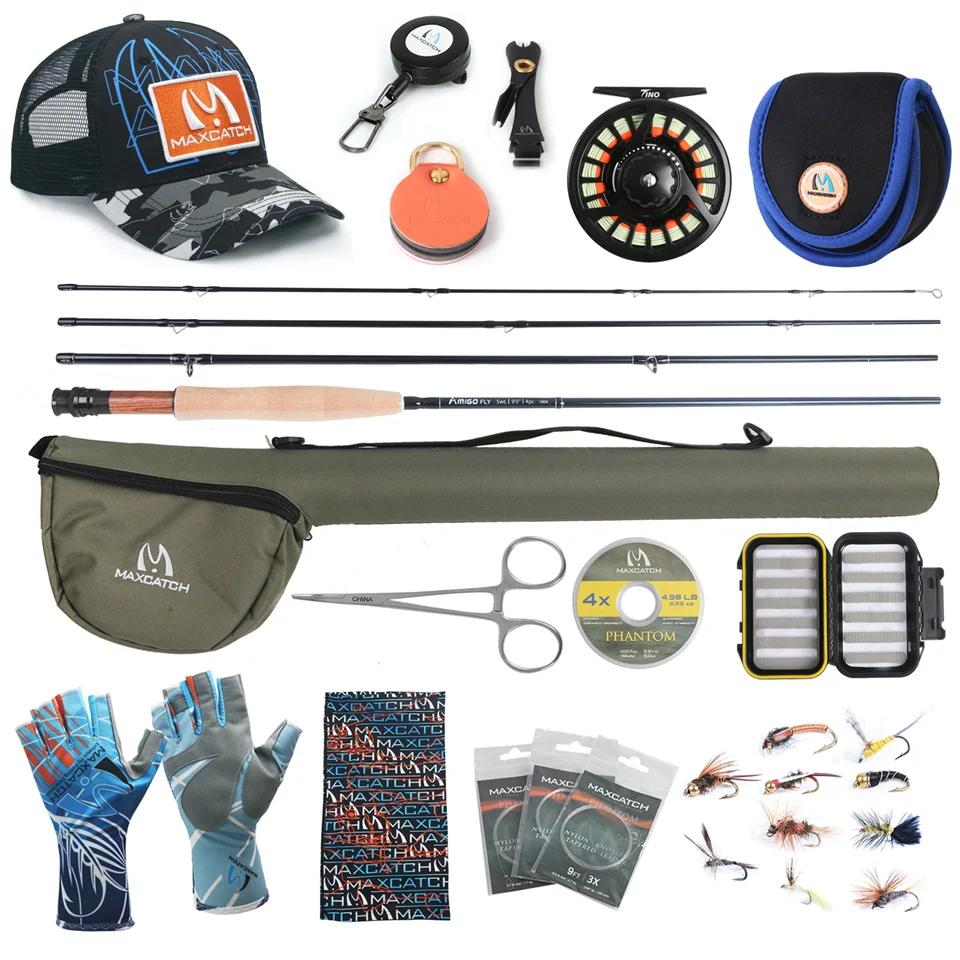 Fishing Rod Case - Maximumcatch Amigo 8.5フィート/9フィート 4-8wt ファストアクション フライフィッシングロッド