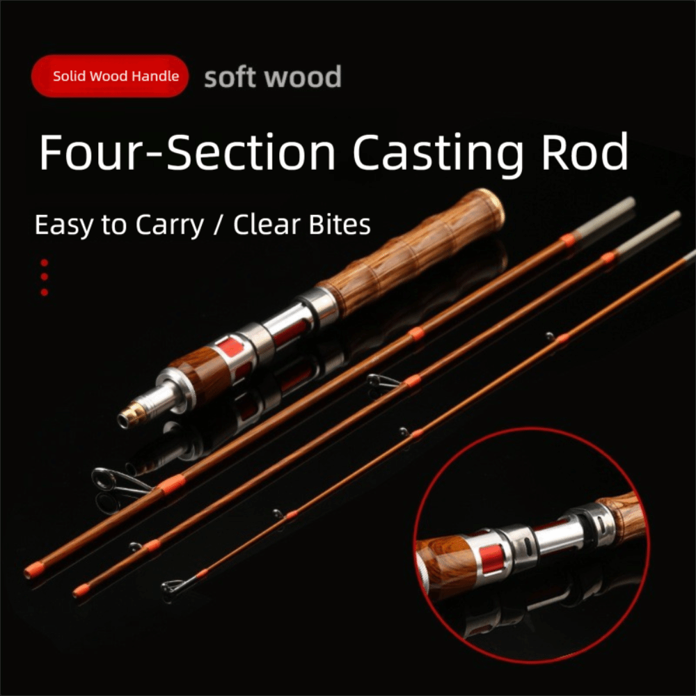 4セクションスピニングフィッシングロッド、スピニングULパワ - Fishing Rod Spinning のレビューと価格
