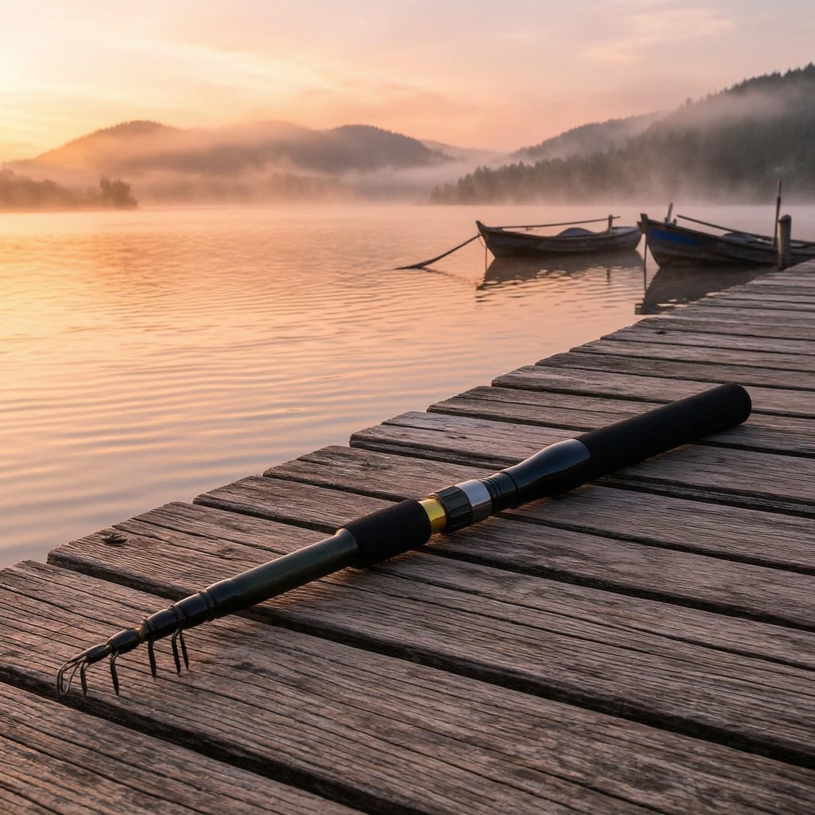 プロ仕様のカーボンファイバー製釣り竿。優れた操作性で、広大な - Fishing Rod Carbon Fiber のレビューと価格