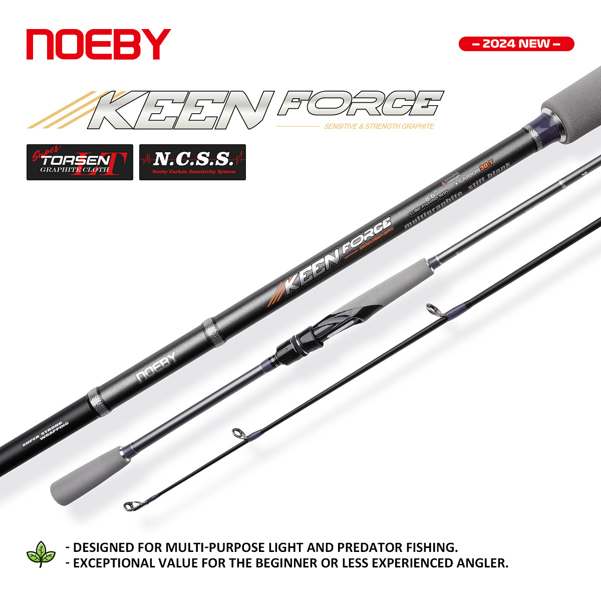 NOEBY ライトゲームスピニングロッド 2.04m-2.9 - Fishing Rod Surf のレビューと価格