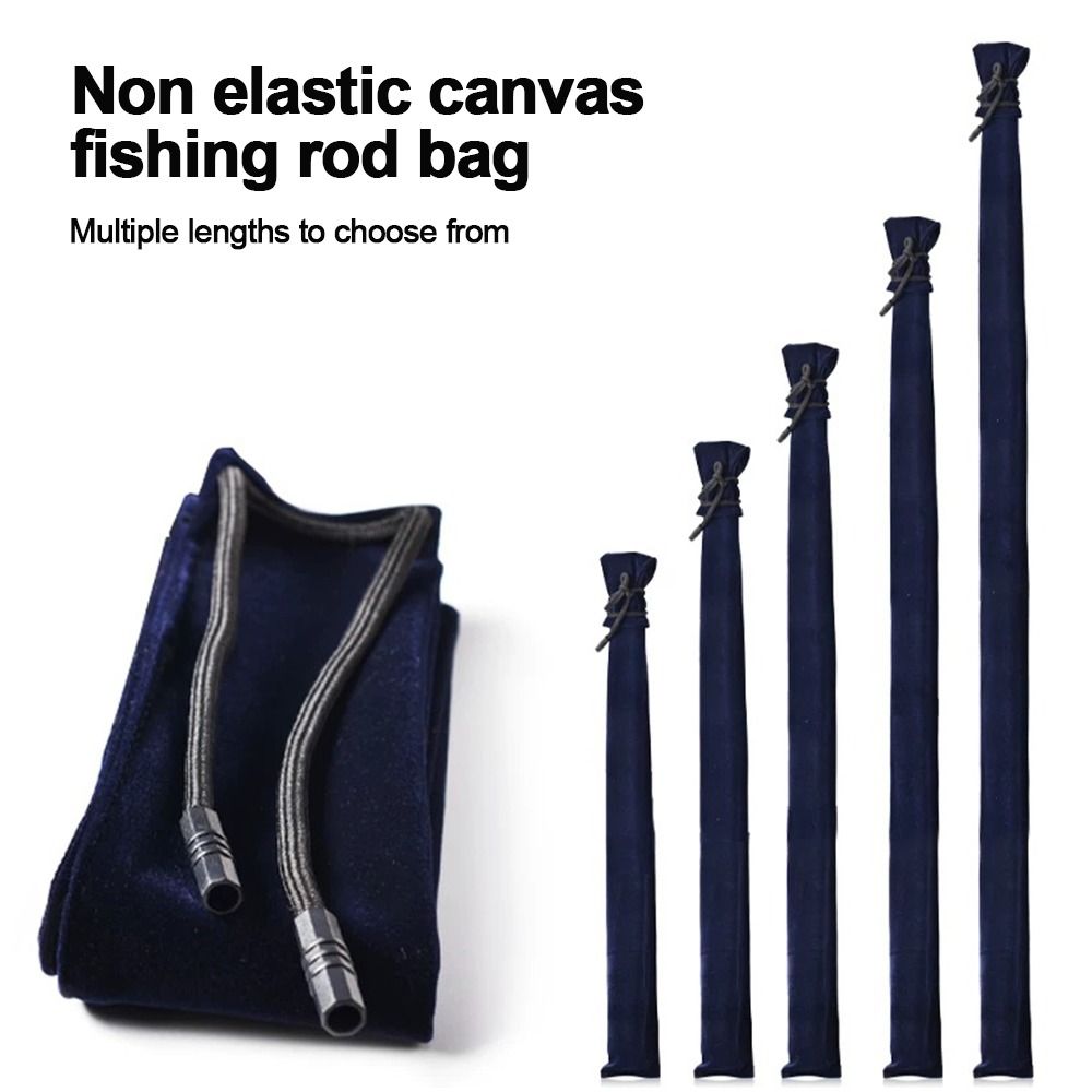 新しい厚手のベルベット製釣り竿バッグ。折りたたみ式で持ち運び - Fishing Rod Case のレビューと価格