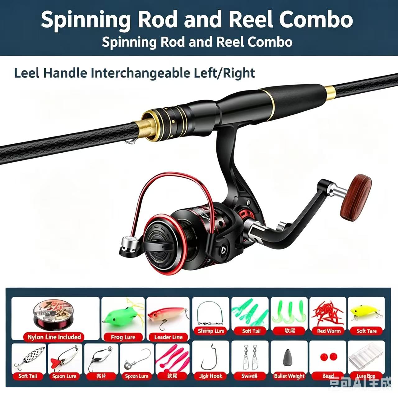 Mパワー カーボンファイバー製釣り竿＆リールコンボ 遠投・海 - Fishing Rod Carbon Fiber のレビューと価格